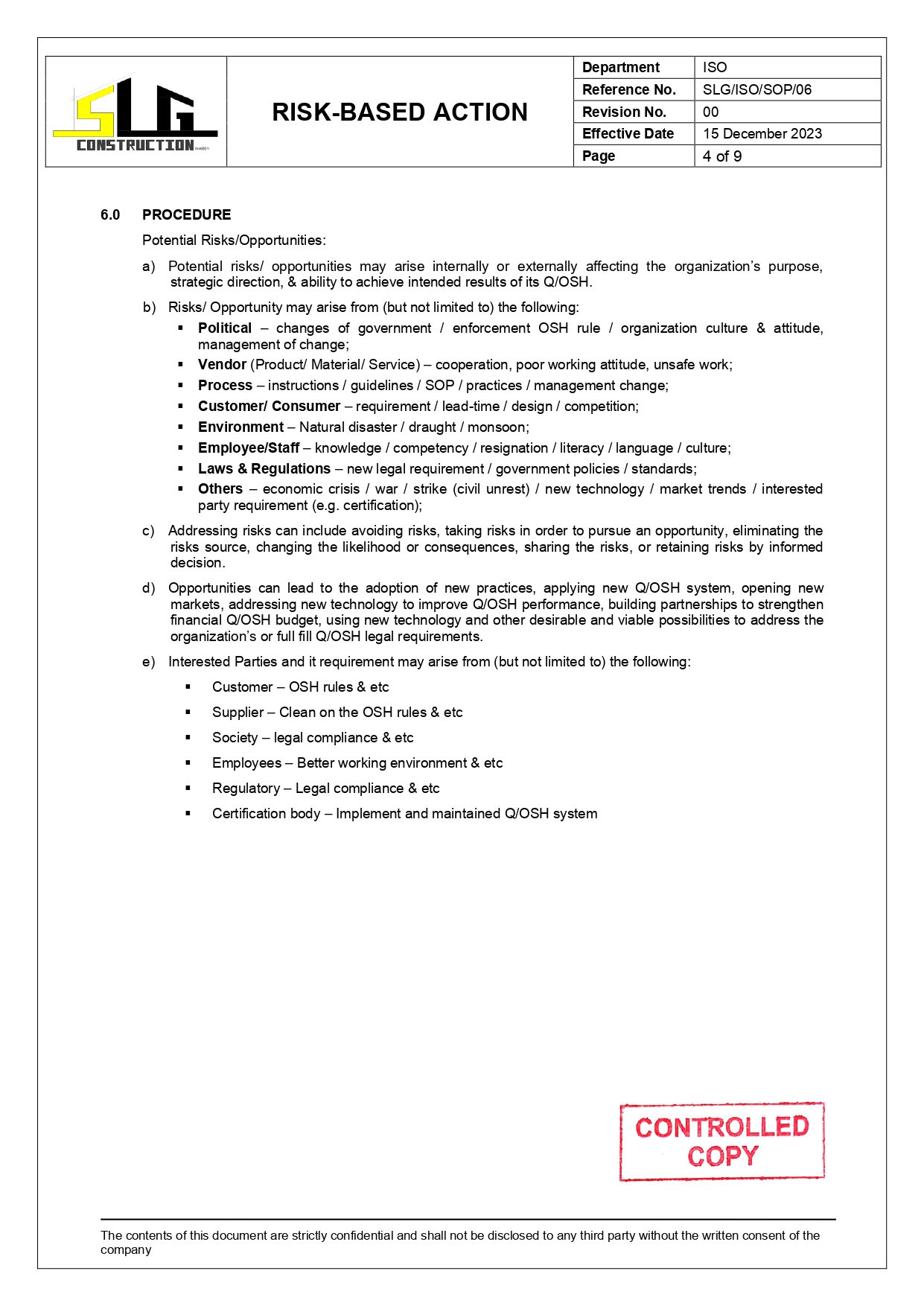 SLG-PRO-SOP Page 4